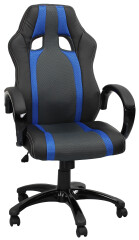 Irodai szék Hawaj | fekete kék csíkokkal