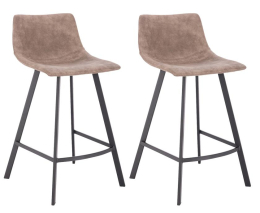 2 x Bárszék Hawaj CL-845-1 Taupe ( szürkés barna) 2 x Bárszék Hawaj CL-845-1 Taupe ( szürkés barna)