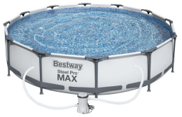 Bestway Steel Pro MAX medence 3,66 x 0,76 m szűrőberendezéssel Bestway Steel Pro MAX medence 3,66 x 0,76 m szűrőberendezéssel