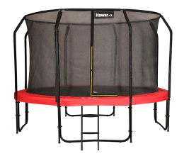Hawaj Premium 427 cm trambulin belső védőhálóval + létra INGYEN Hawaj Premium 427 cm trambulin belső védőhálóval + létra INGYEN