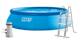 Intex Easy Set medence 4,57 x 1,22 m tartozékokkal és szűrőberendezéssel Intex Easy Set medence 4,57 x 1,22 m tartozékokkal és szűrőberendezéssel