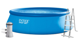 Intex Easy Set medence 4,57 x 1,22 m tartozékokkal és szűrőberendezéssel Intex Easy Set medence 4,57 x 1,22 m tartozékokkal és szűrőberendezéssel