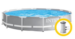 Intex Prism Frame medence 3,66 x 0,76 m papírbetétes szűrőberendezéssel Intex Prism Frame medence 3,66 x 0,76 m papírbetétes szűrőberendezéssel