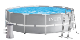 Intex Prism Frame medence 3,66 x 0,99 m szűrőberendezéssel és létrával Intex Prism Frame medence 3,66 x 0,99 m szűrőberendezéssel és létrával