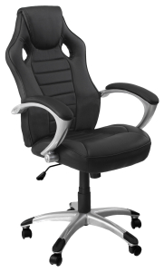 Irodai szék Hawaj Racing Deluxe fekete-fehér Irodai szék Hawaj Racing Deluxe fekete-fehér