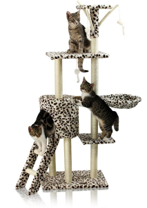 Kaparófa macskáknak Hawaj 138 cm leopárd minta Kaparófa macskáknak Hawaj 138 cm leopárd minta