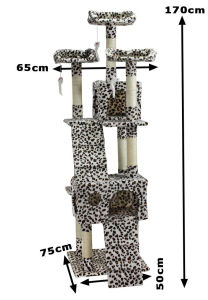 Kaparófa macskáknak Hawaj 170 cm sötét szürke Kaparófa macskáknak Hawaj 170 cm sötét szürke