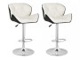 2x Bárszék Hawaj CL-3227 fehér-fekete