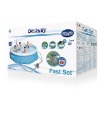 Bestway Fast Set medence 2,44 x 0,66 m szűrőberendezéssel