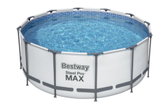 Bestway Steel Pro MAX medence 3,66 x 1 m Rattan | szűrőberendezéssel és létrával