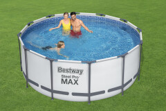 Bestway Steel Pro MAX medence 3,66 x 1 m Rattan | szűrőberendezéssel és létrával