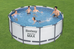 Bestway Steel Pro MAX medence 3,66 x 1 m Rattan | szűrőberendezéssel és létrával