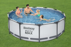 Bestway Steel Pro MAX medence 3,66 x 1 m |  szűrőberendezéssel és létrával