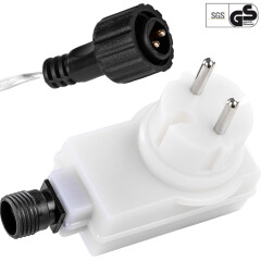 Csillag LED fényfüggöny 2 m - 12db csillaggal, hideg fehér