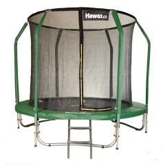 Hawaj 244 cm trambulin belső védőhálóval + létra INGYEN