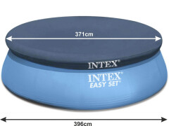Intex medencetakaró 427 cm Prism Frame medencéhez