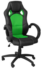 Irodai szék Hawaj MX Racer | zöld-fekete