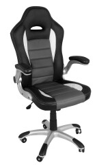 Irodai szék Hawaj Nürburg fekete-szürke-fehér