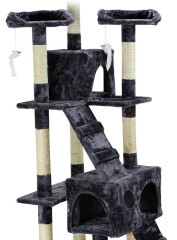 Kaparófa macskáknak Hawaj 170 cm sötét szürke