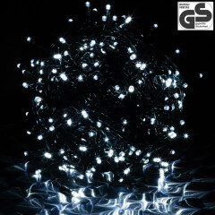 Karácsonyi LED fényfüzér 20 m 200 dióda hideg fehér