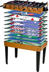 Multigame  multifunkciós játékasztal 15in1 bükk