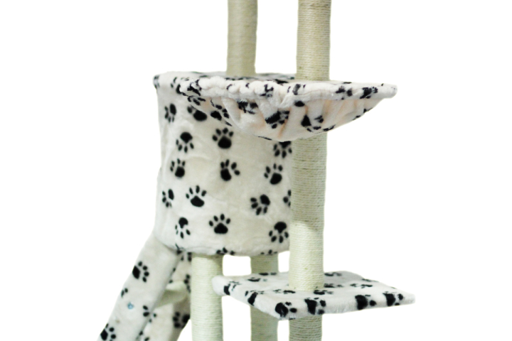 2x Bárszék Hawaj CL-1213 lila Kaparófa macskáknak Hawaj 138 cm tappancs minta