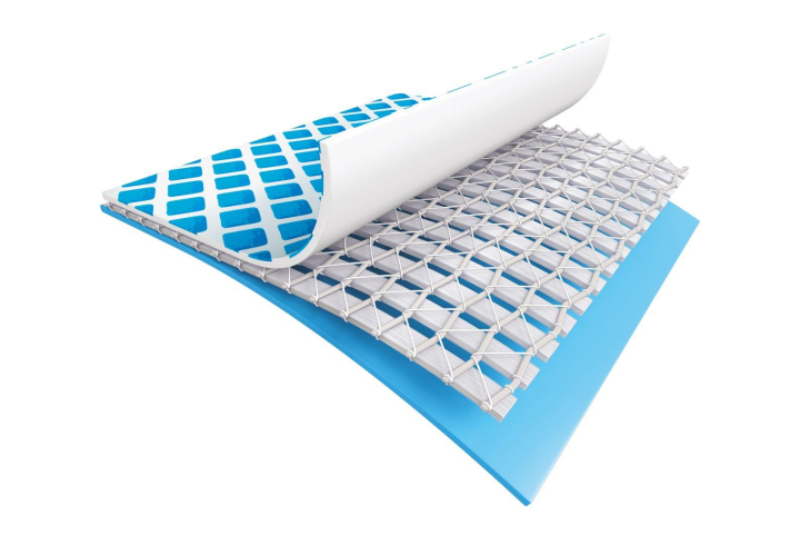 Bestway medence alátét fólia 488 x 488 cm Intex Easy Set medence 3,05 x 0,76 m szűrőberendezés nélkül