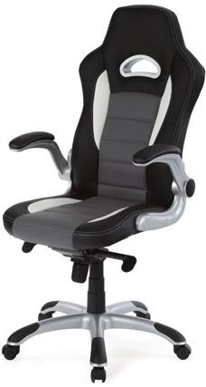Irodai szék Hawaj Nürburg fekete-szürke-fehér