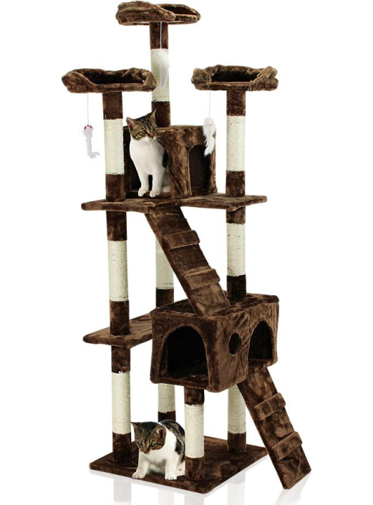 Kaparófa macskáknak Hawaj 170 cm antracit Kaparófa macskáknak Hawaj 170 cm  sötétbarna