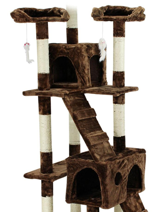 Kaparófa macskáknak Hawaj 170 cm antracit Kaparófa macskáknak Hawaj 170 cm  sötétbarna