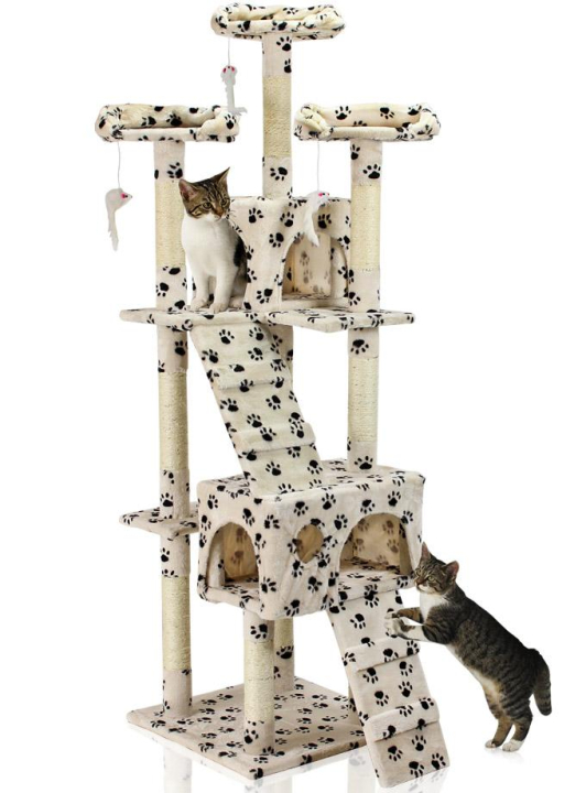 Kaparófa macskáknak Hawaj 170 cm tappancs minta
