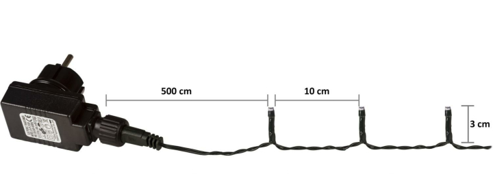 Karácsonyi LED fényfüzér 20 m 200 db dióda | meleg fehér Karácsonyi LED fényfüzér 40 m 400 db dióda, meleg fehér