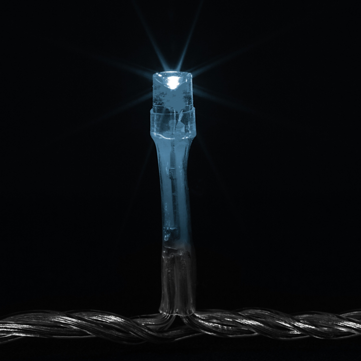 Karácsonyi LED fényfüzér 20 m 200 dióda távirányítóval hideg fehér Karácsonyi LED fényfüzér 20 m 200 dióda távirányítóval hideg fehér