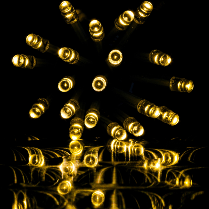 Karácsonyi LED fényfüzér 40 m 400 db dióda távirányítóval, meleg fehér