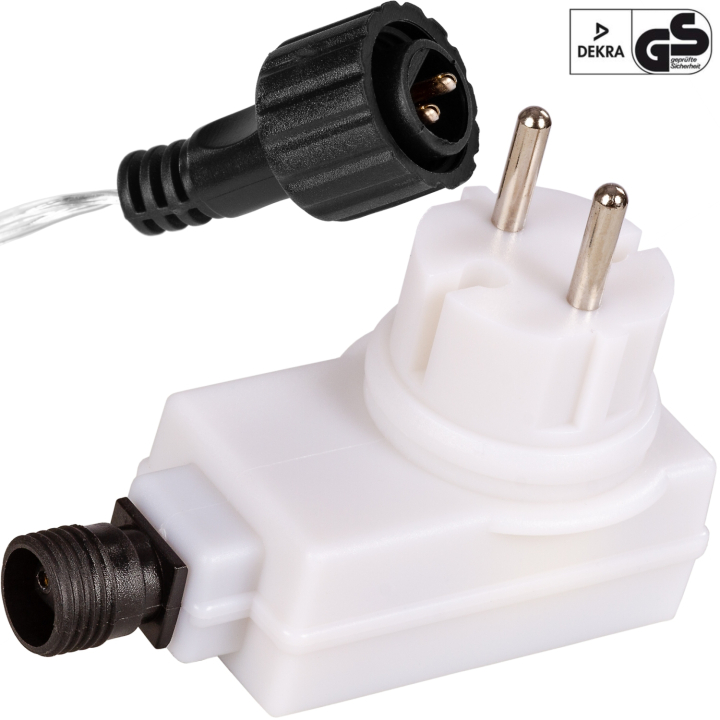 Karácsonyi LED szolár fénycső 10 m 100 db dióda, meleg fehér Karácsonyi LED fényfüzér 20 m 200 dióda távirányítóval hideg fehér