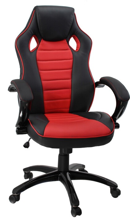 Irodai szék Hawaj Racing Deluxe piros-fekete