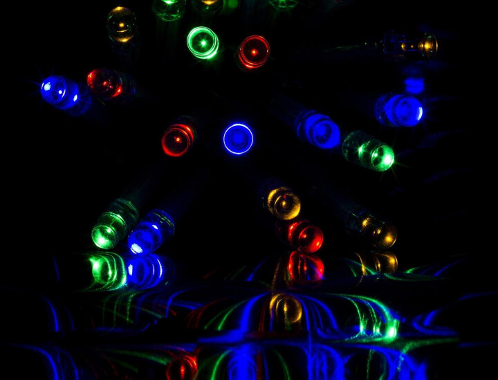 Karácsonyi LED fényfüzér 40 m 400 db dióda, színes